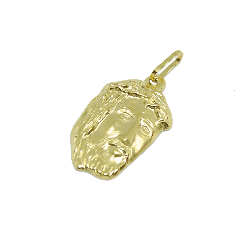 Pingente Face de Cristo em Ouro 18 Kilates - 25308